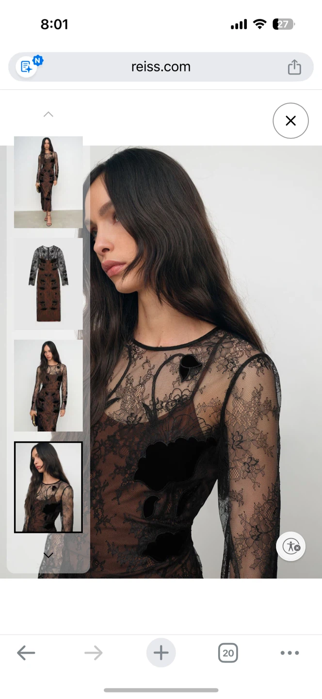 Reiss Lulu Lace Midi Dress - photo 3