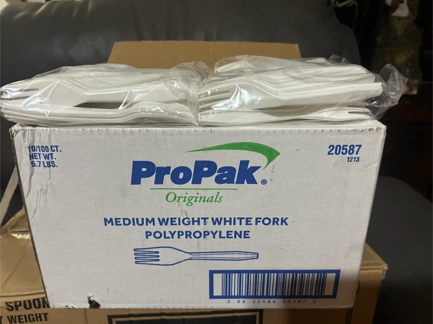 ProPak Medium Weight White Forks - New!
