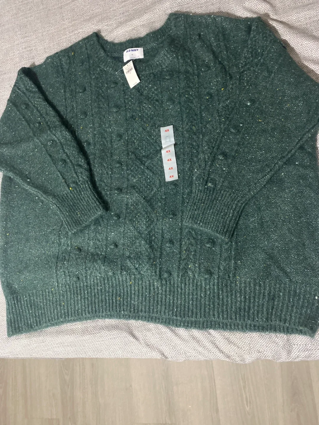 Old Navy Green Sweater - Size 4X image indicator(6)