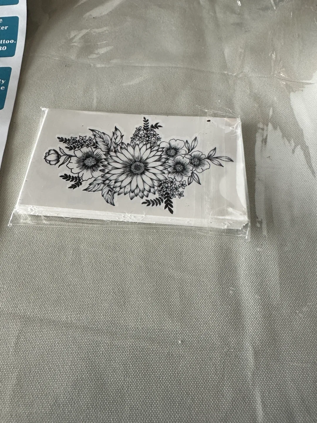 Temporary Tattoos - Flower Design image indicator(3)