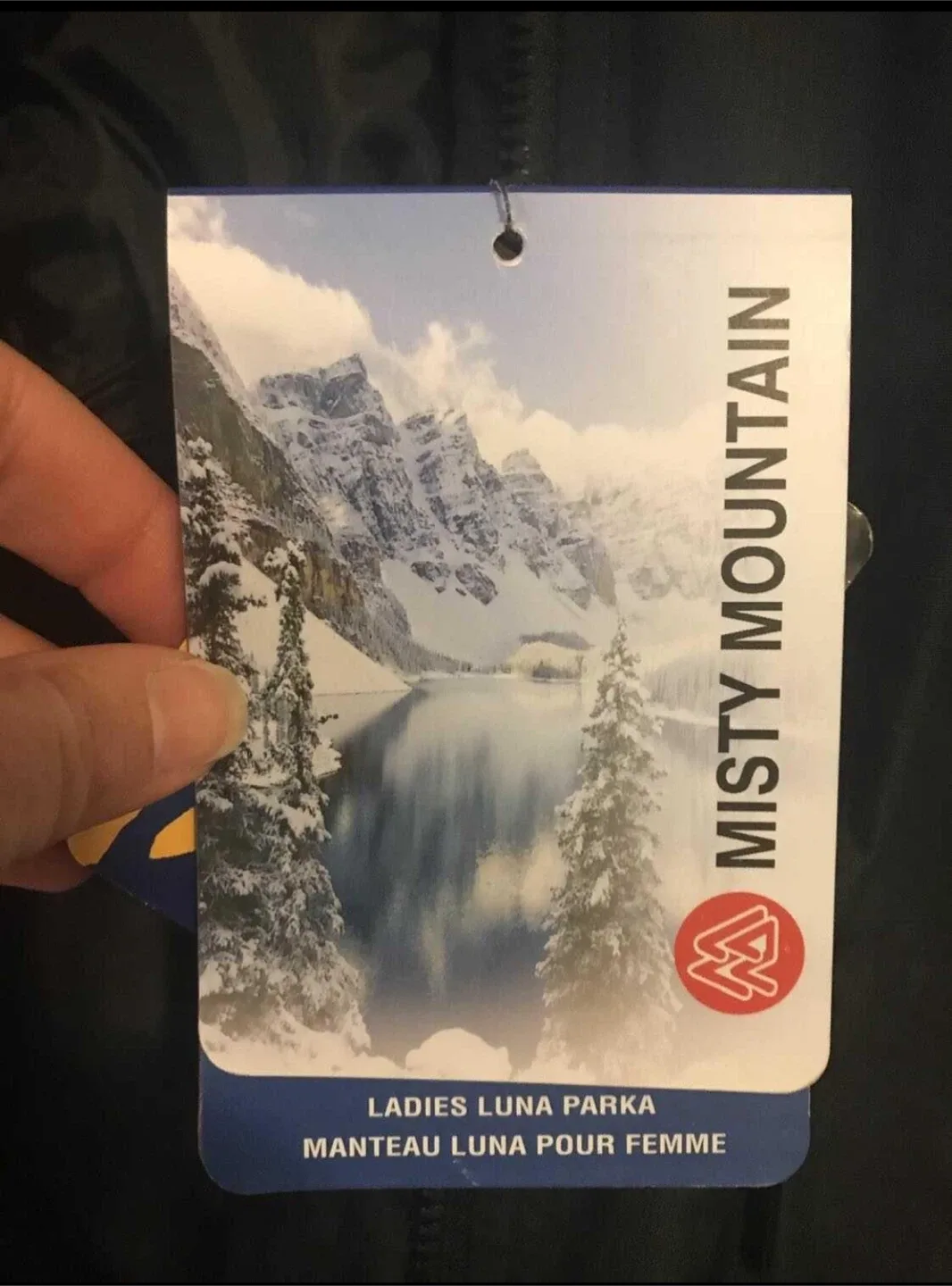 Misty Mountain women’s medium parka waterproof winter coat black image indicator(3)