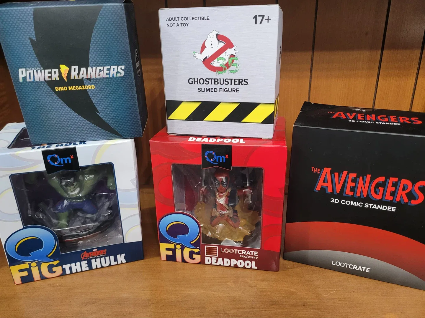 Marvel Avengers Ghostbusters Power Rangers Loot Crate Figures