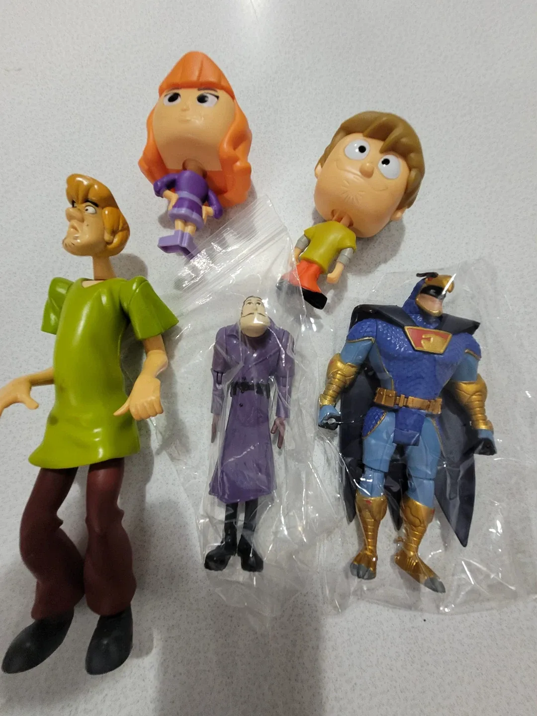 Lot of 5 Scooby Doo Cartoon Character Action Figures