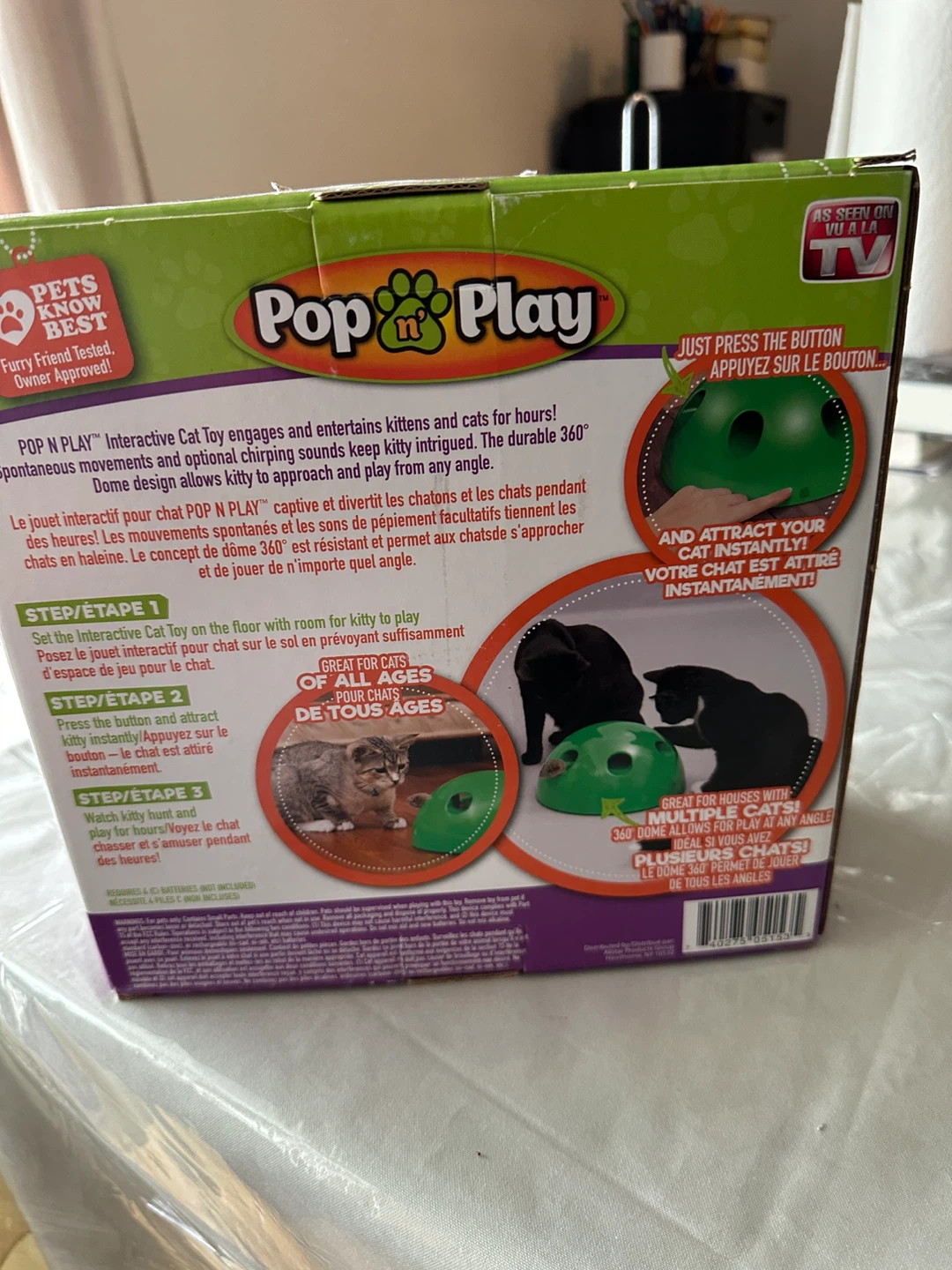 Pop N' Play Interactive Cat Toy - photo 3