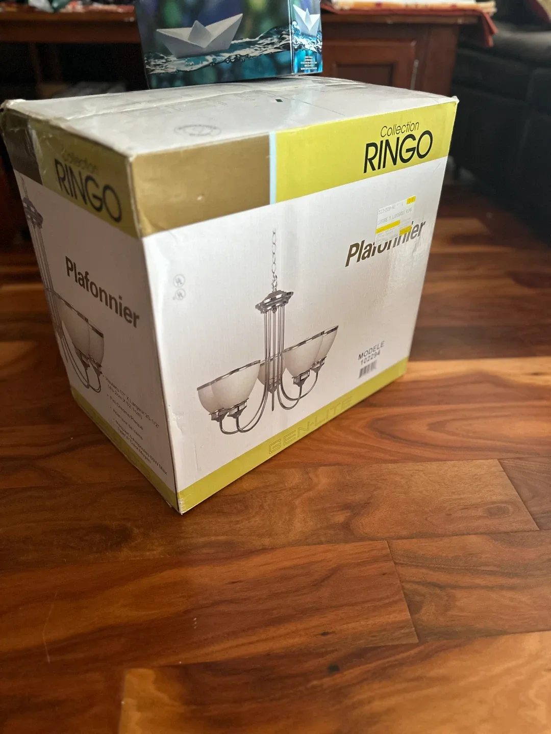 Gen-Lite Elegant 5-Light Ceiling Chandelier — Brand New in Box