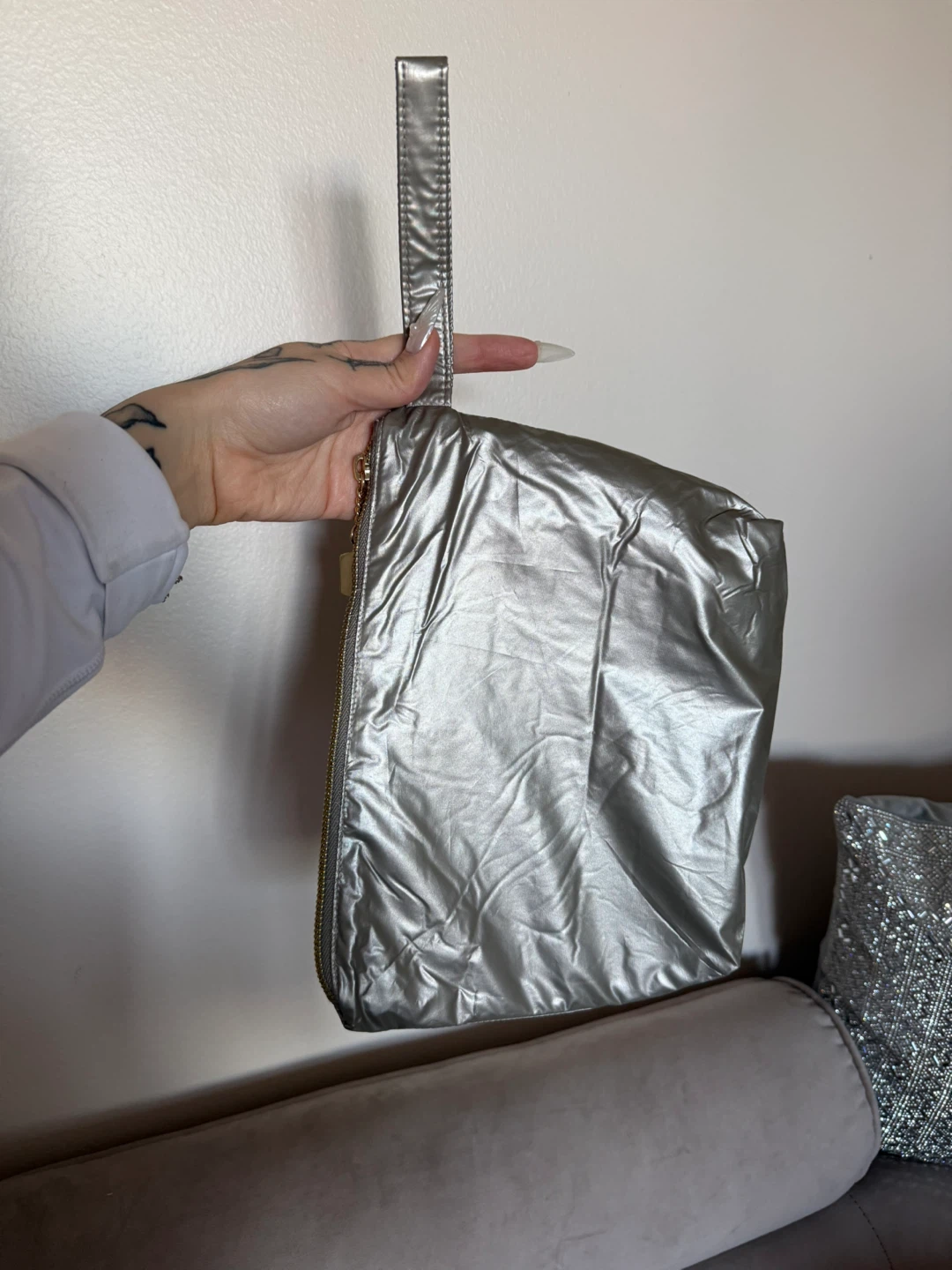 Silver Wristlet Bag - photo 2