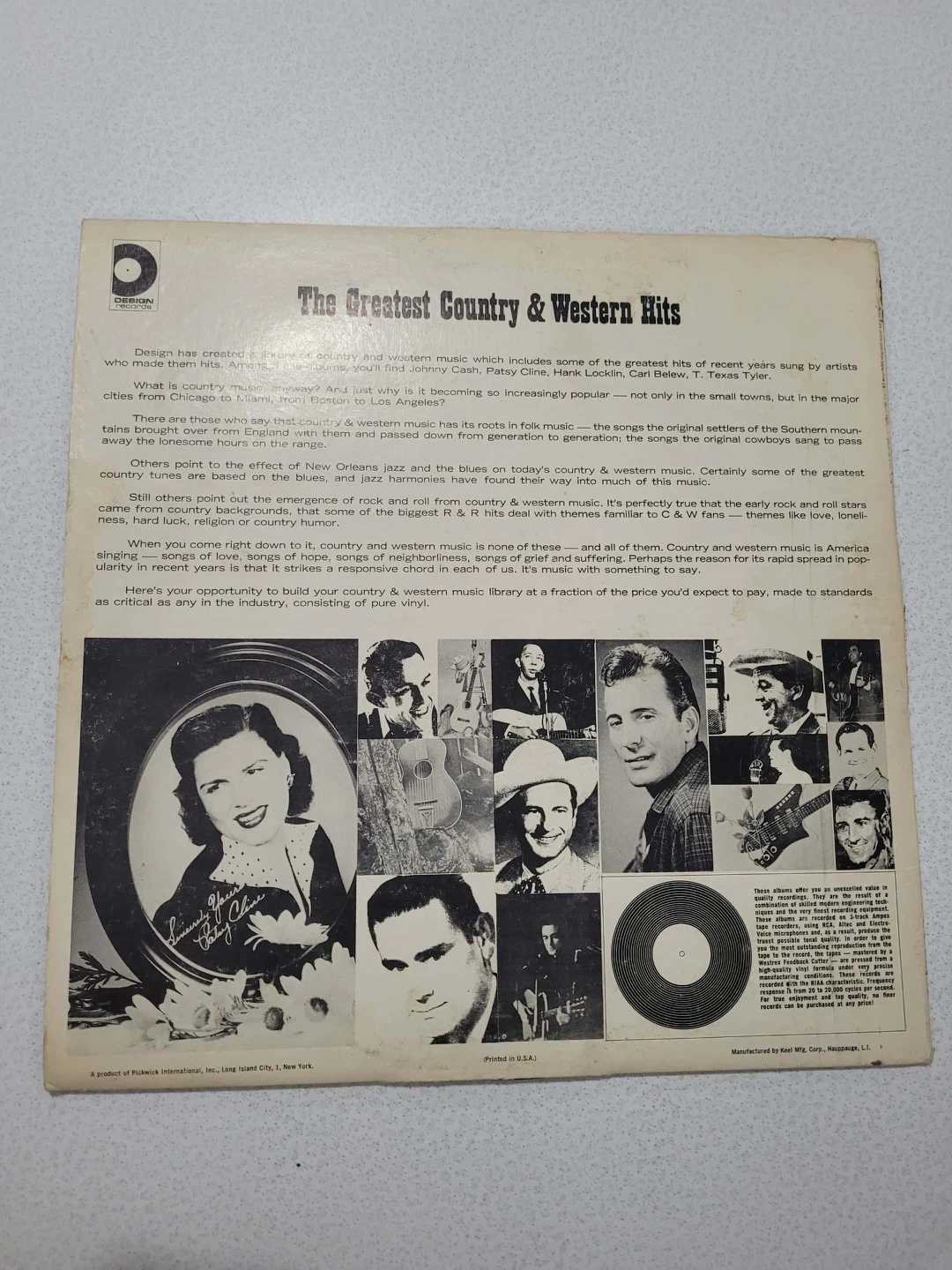 Johnny Cash - Story of a Broken Heart Vinyl Record - photo 2