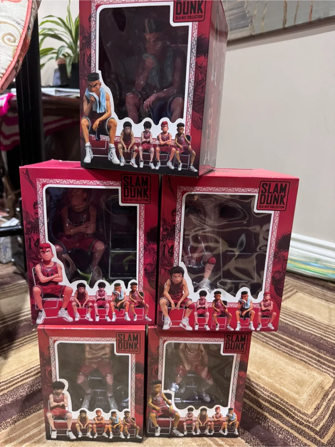 BNIB-“SLAM DUNK” blu-ray action figures- perfect Christmas gift image indicator(8)