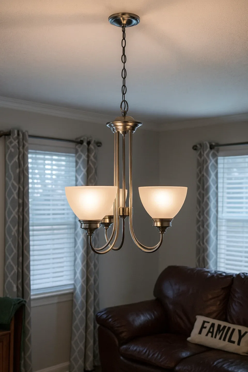 Gen-Lite Elegant 5-Light Ceiling Chandelier — Brand New in Box image indicator(2)