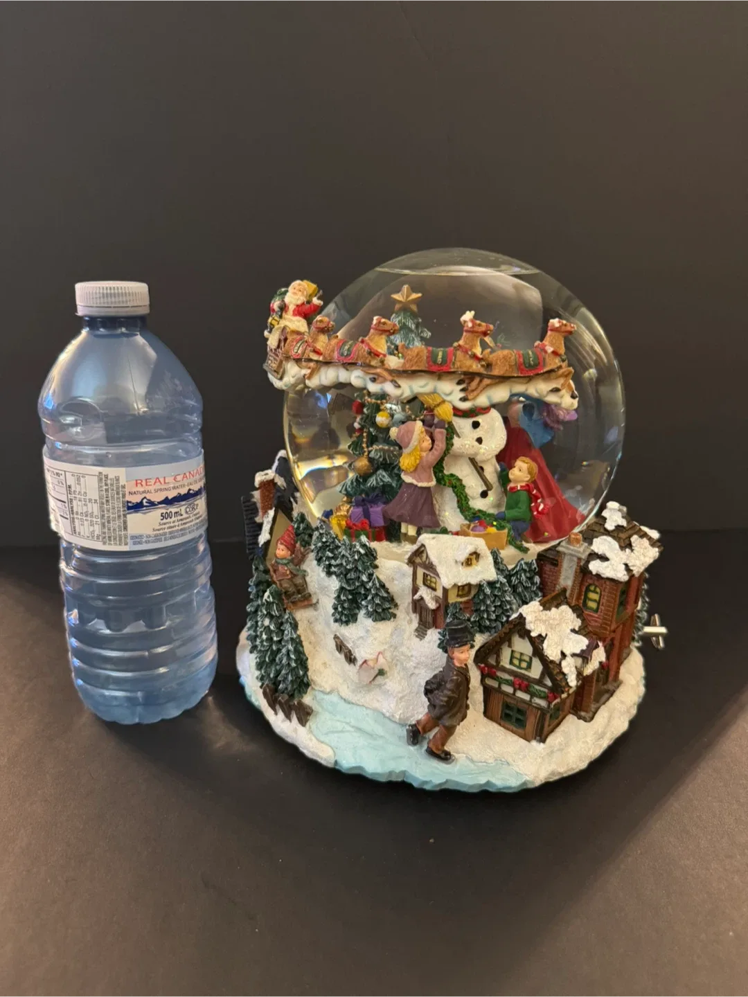 Christmas Snow Globe Musical Decoration