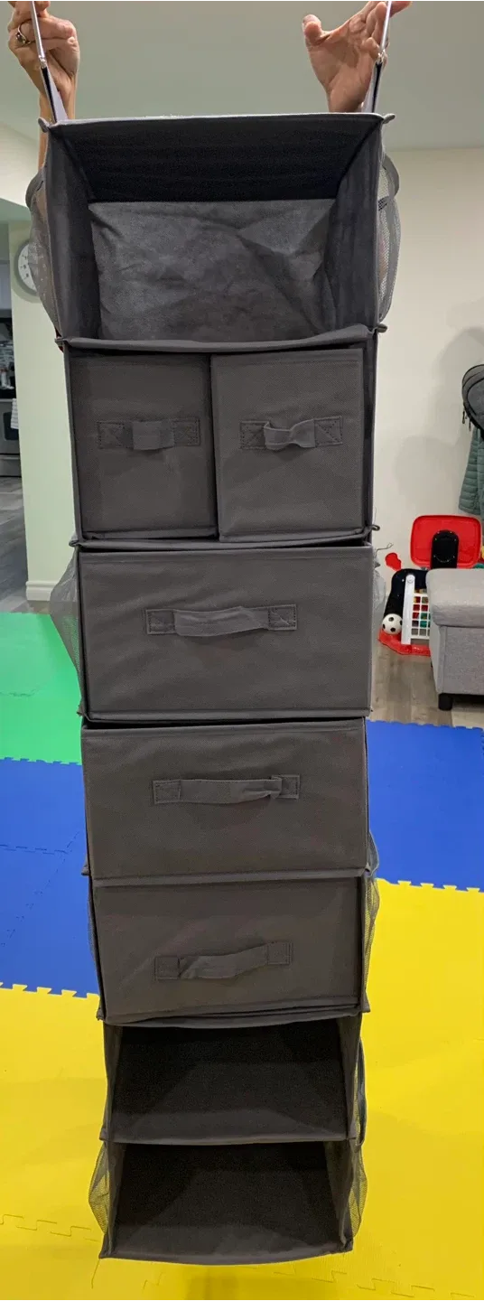 VERONLY 7-Shelves Hanging Closet Organizer