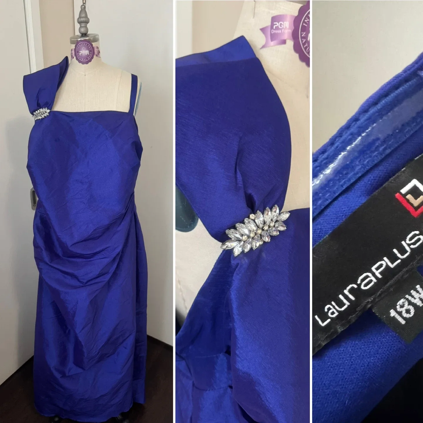 Ladies, Stunning Beautiful, Plus Size 18w evening dress