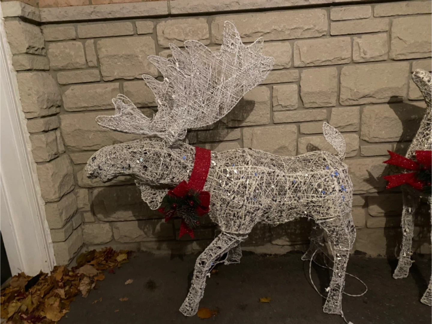 Lighted Moose Christmas Decoration