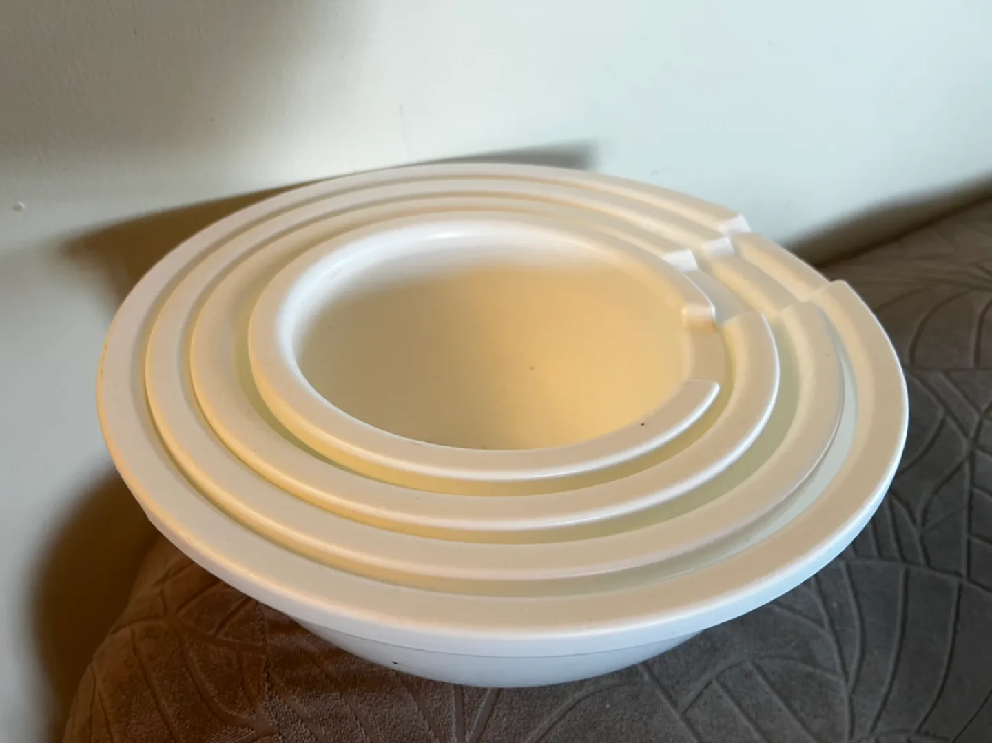 Brand New-White Nesting Mixing Bowls - Set of 4