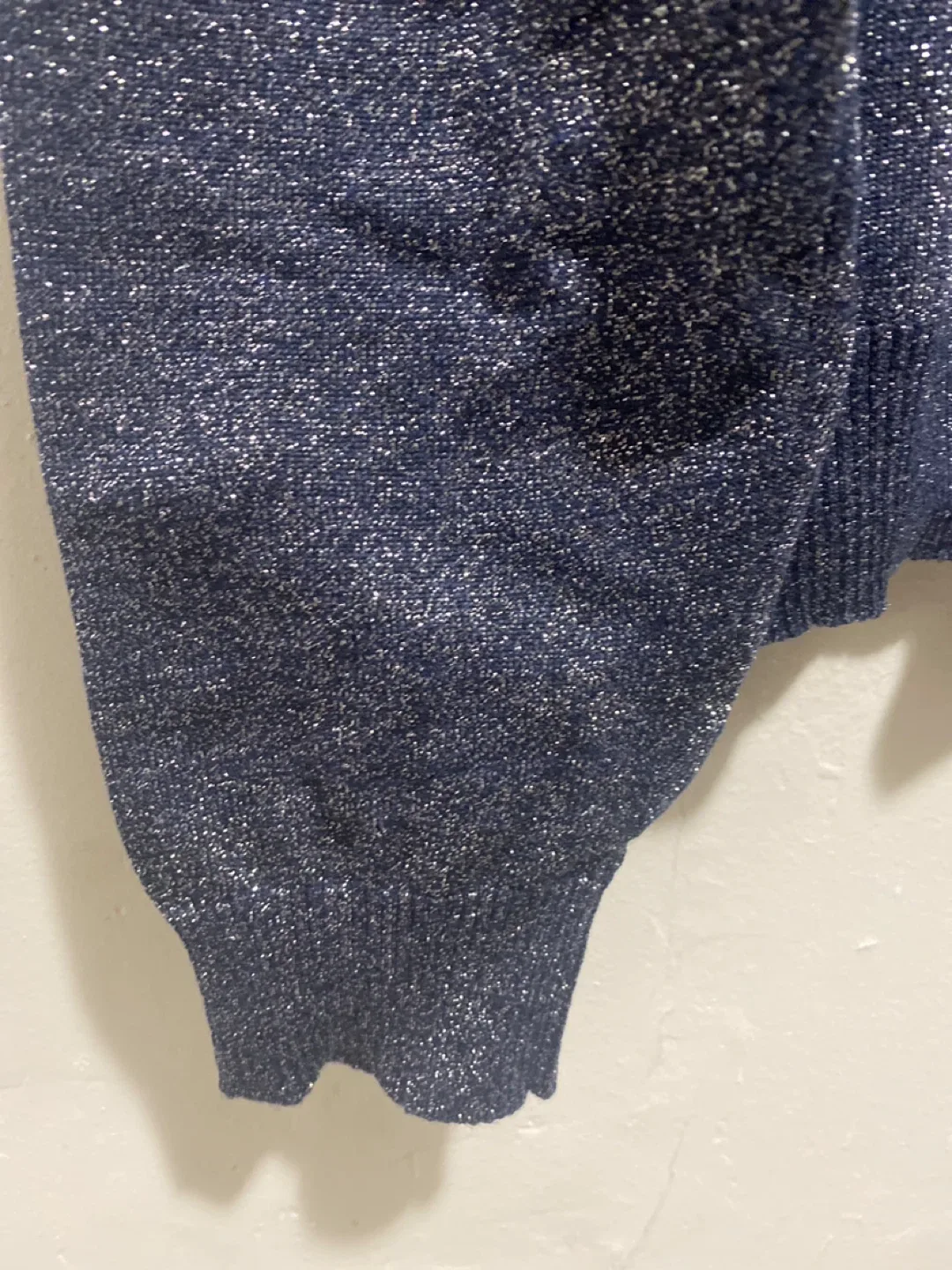 Forever 21+ Navy Sparkle Sweater - Size 3X image indicator(3)