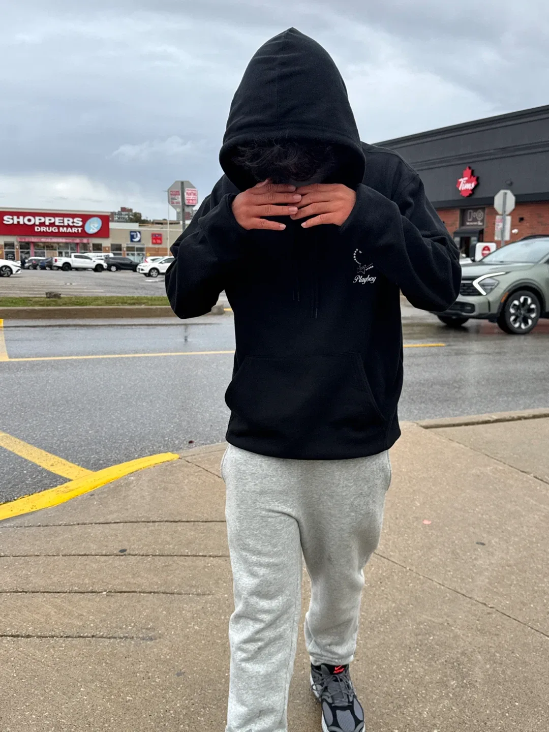 Playboy Black Hoodie image indicator(2)