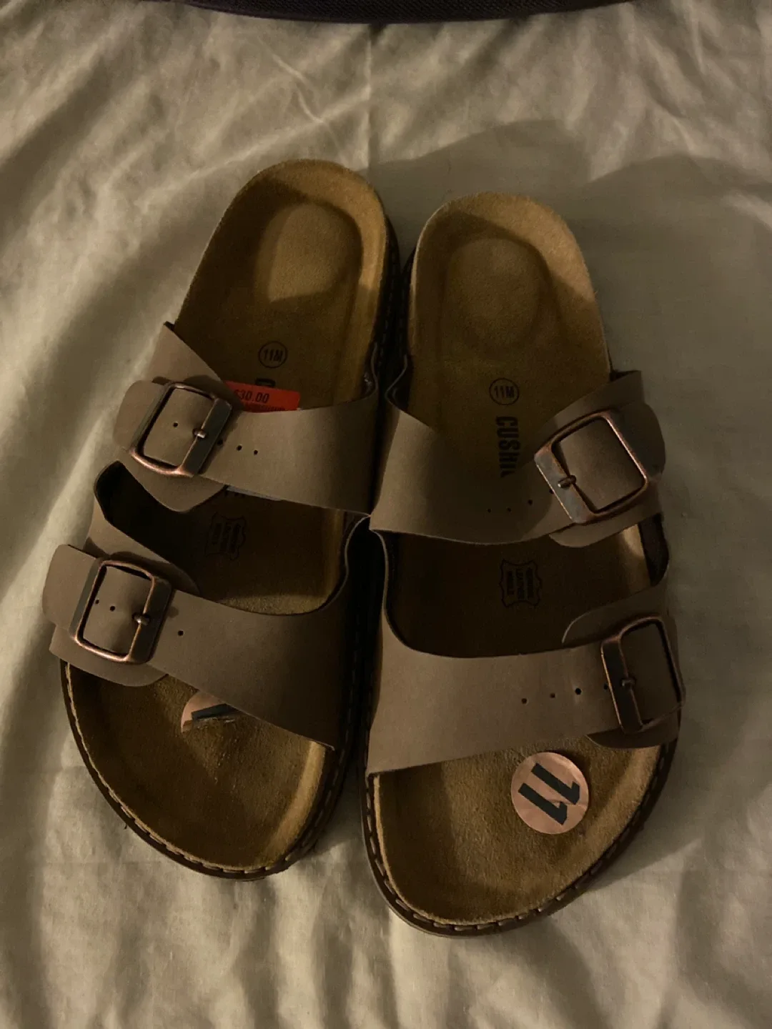Cushionaire Rayon Sandals - Size 11