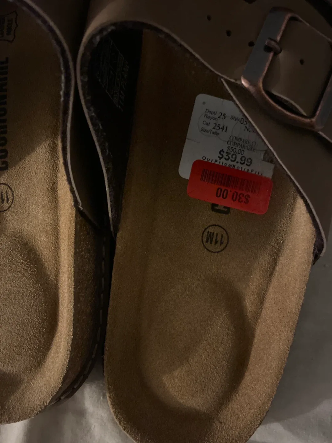 Cushionaire Rayon Sandals - Size 11 image indicator(3)