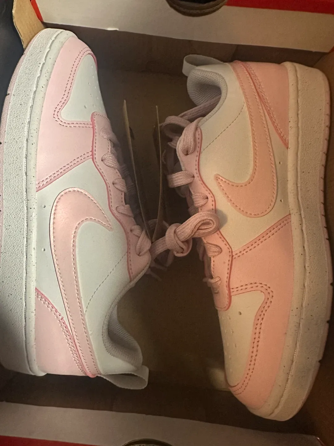 Nike Court Borough Low 2 Pink/White Shoes