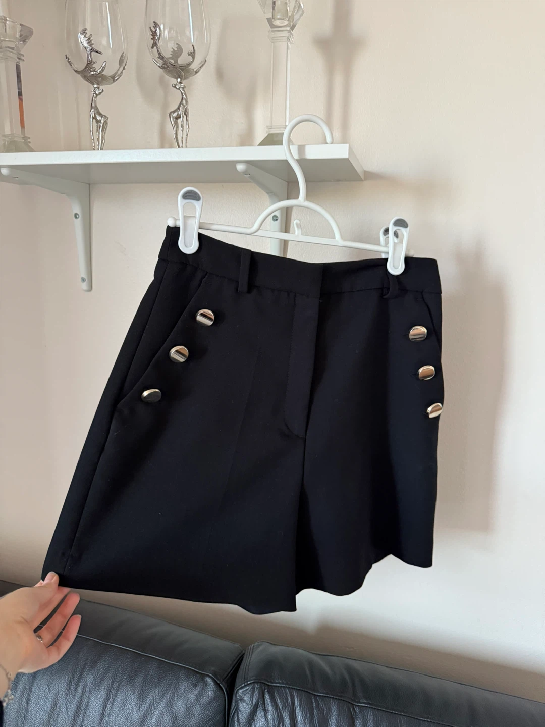 Zara black shorts