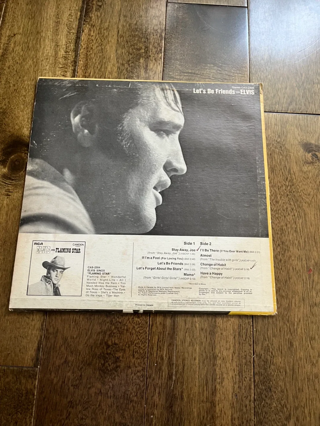 Elvis Let's Be Friends Vinyl Record image indicator(3)