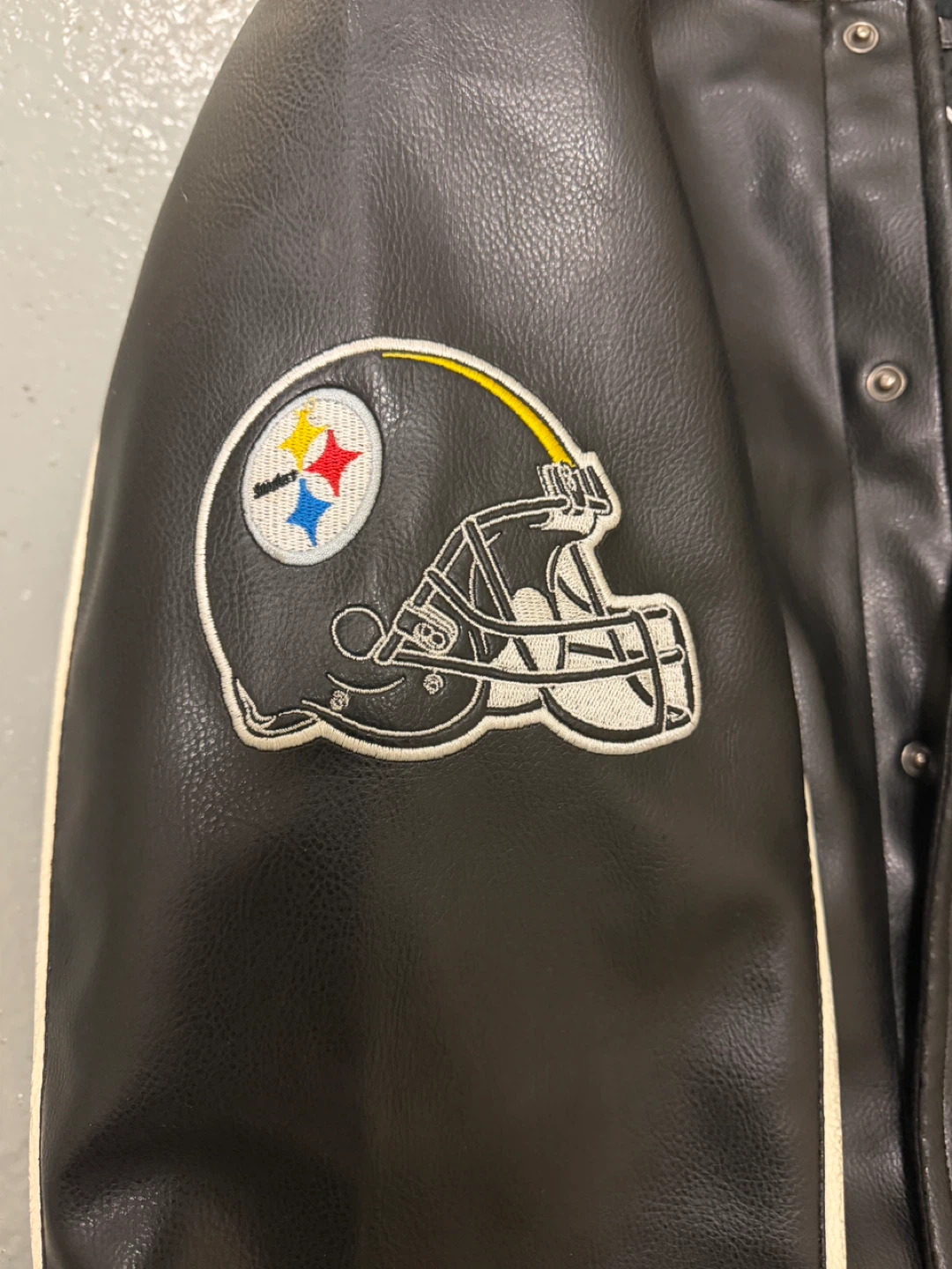 Vintage Pittsburgh Steelers Leather Jacket - photo 4