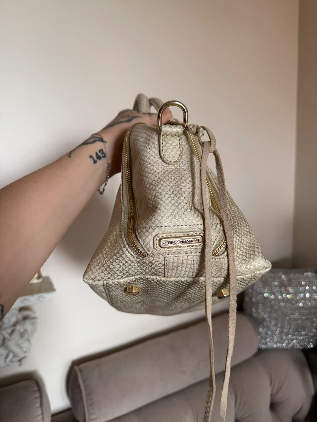 Rebecca Minkoff Snakeskin Satchel - photo 2