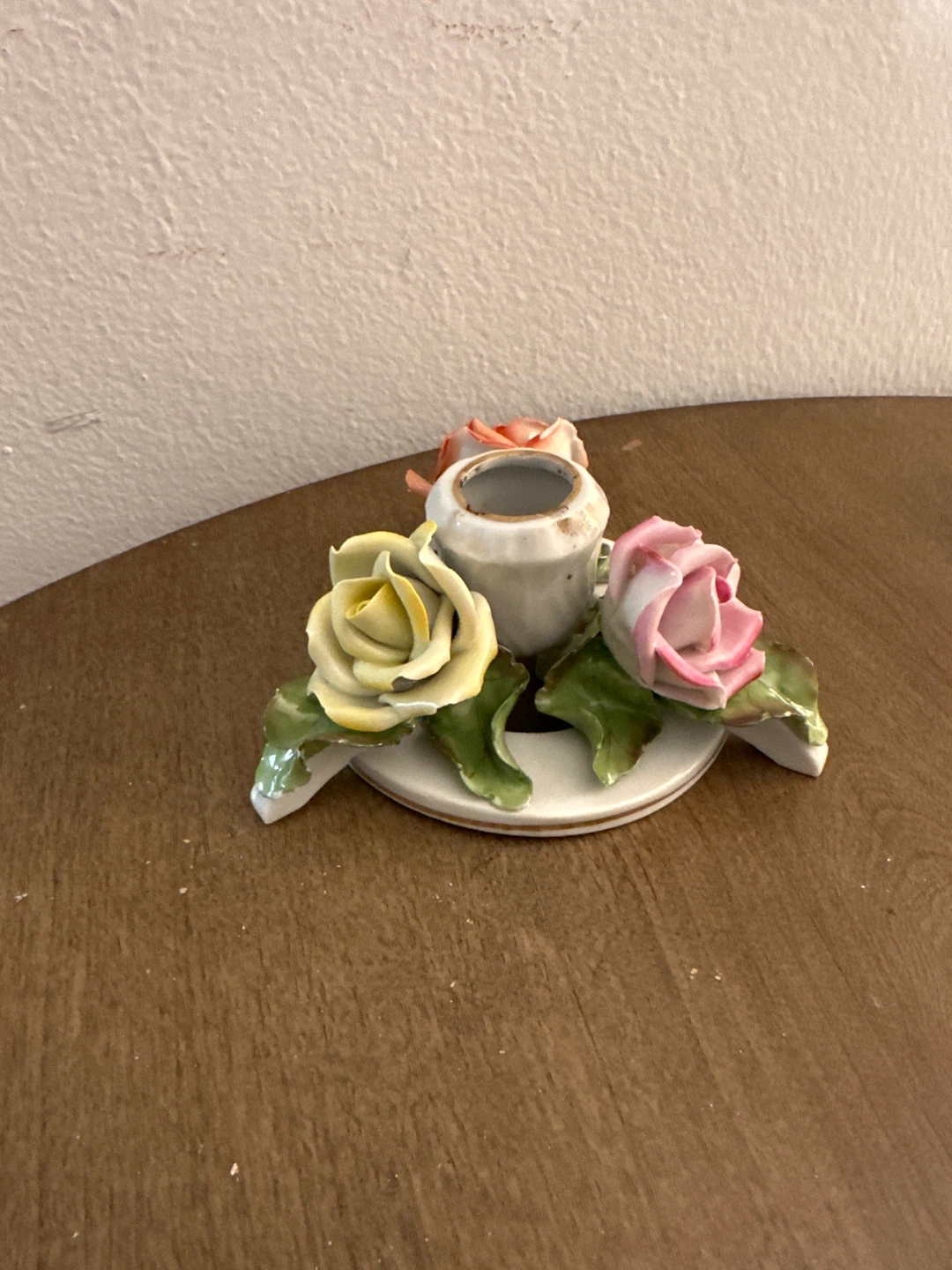 Herend Hungary Porcelain Rose Vase