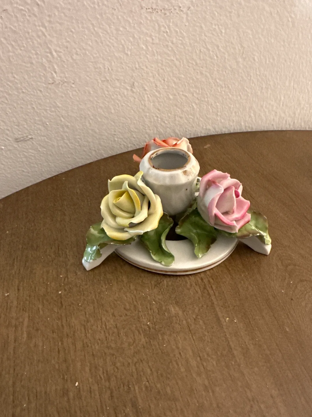 Herend Hungary Porcelain Rose Vase