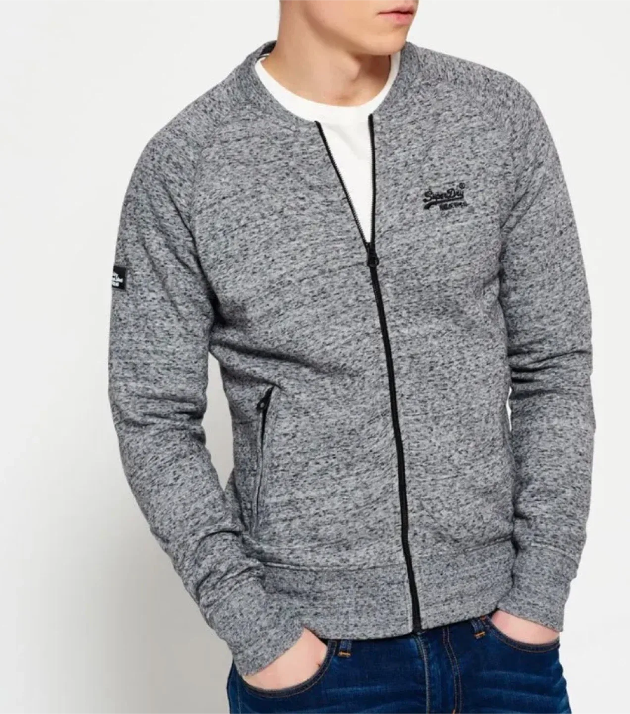 Superdry Orange Label Zip Up Jacket Size M