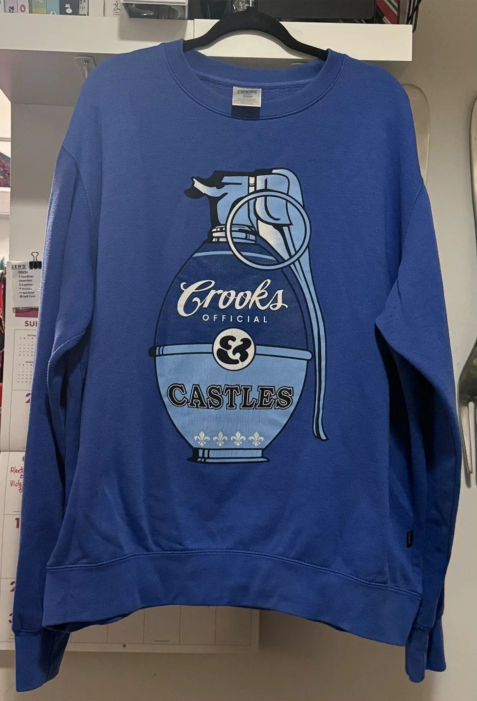 Crooks & Castles Crewneck Sweater – Blue