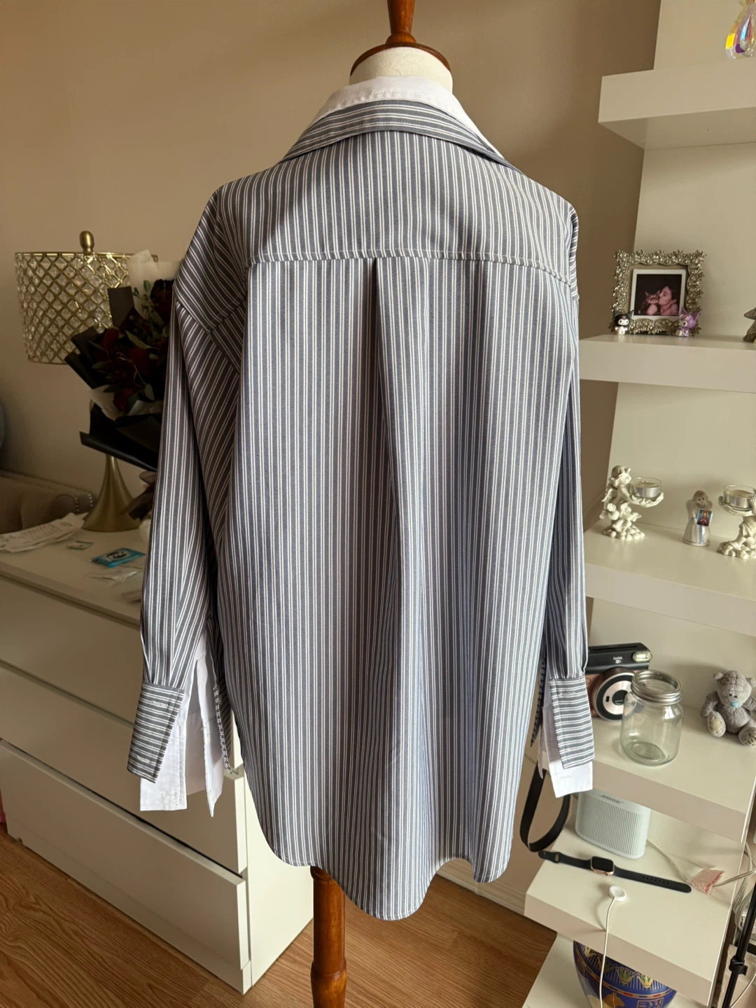 LOOKNONE Striped Layered Shirt - photo 3