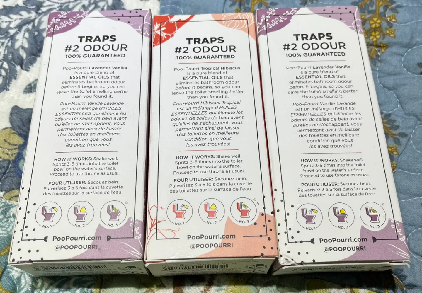 Poo-Pourri Toilet Spray (Lavender Vanilla & Tropical Hibiscus) image indicator(2)