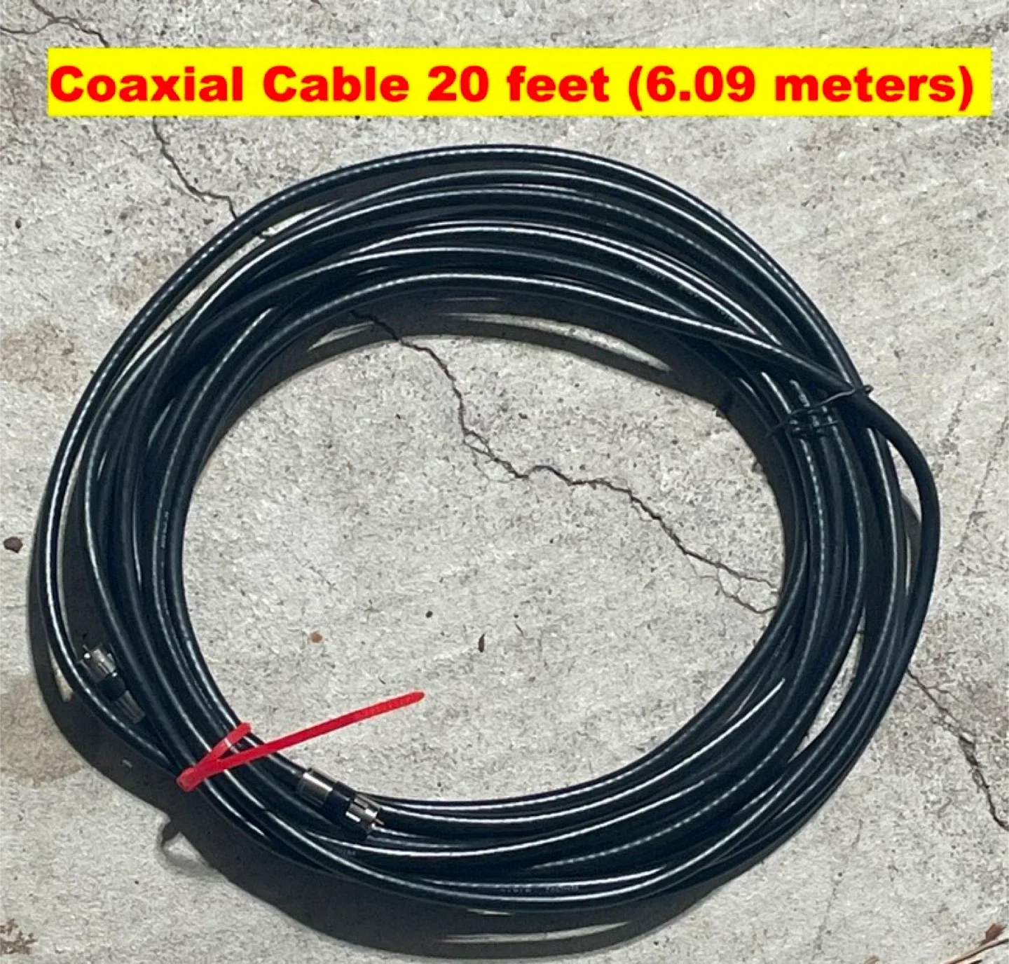 Coaxial Cable 20' (6.09 meters) = NEW image indicator(2)