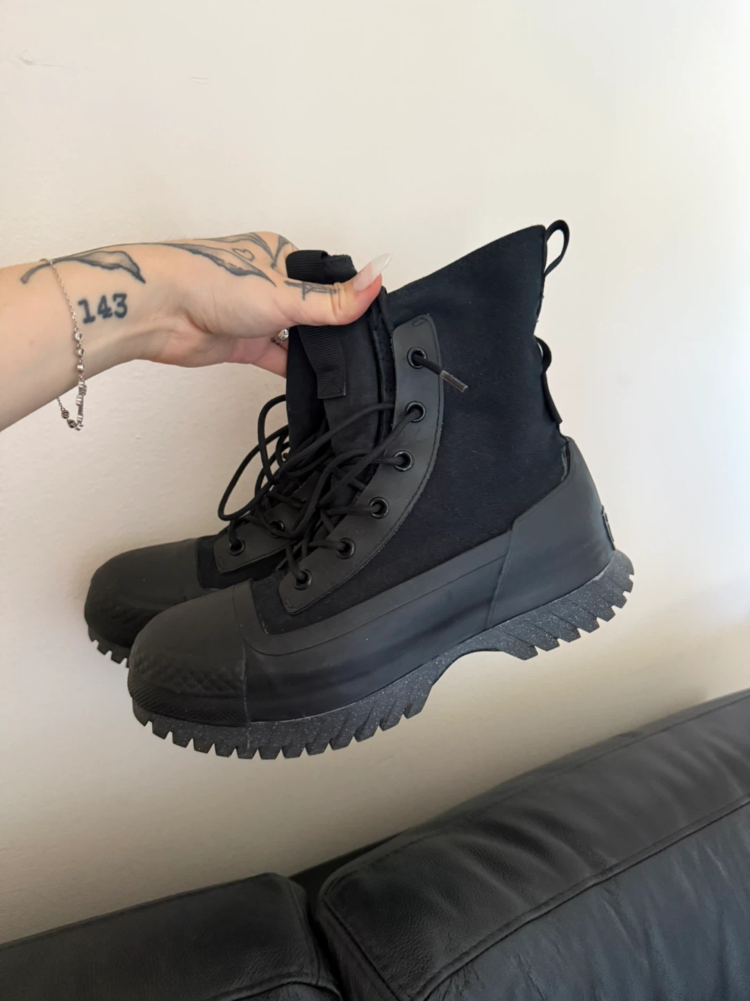 Converse Chuck Taylor All Star Lugged 2.0 Hi Black Boots - photo 4