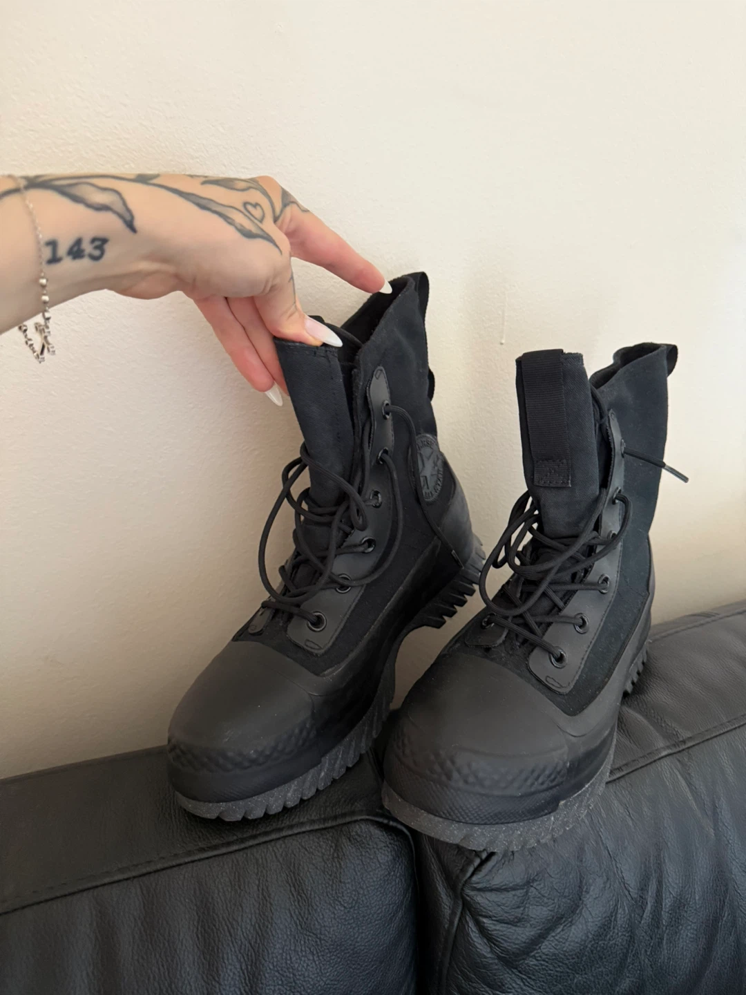 Converse Chuck Taylor All Star Lugged 2.0 Hi Black Boots - photo 5