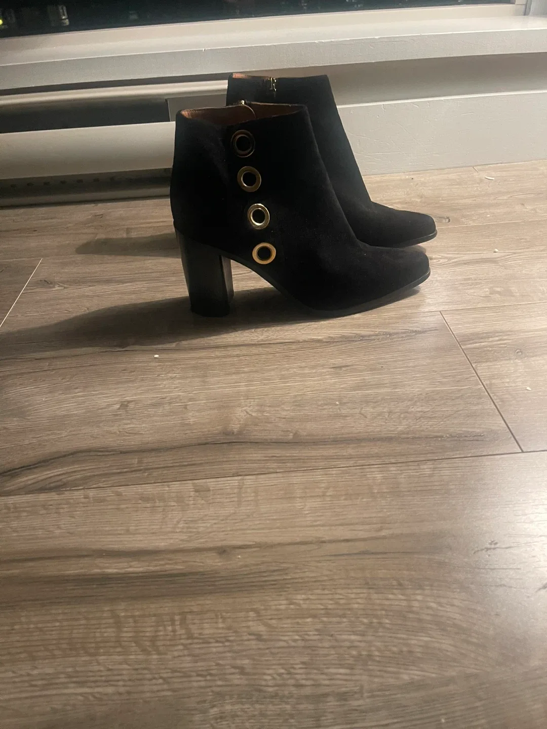 Black Suede Ankle Boots