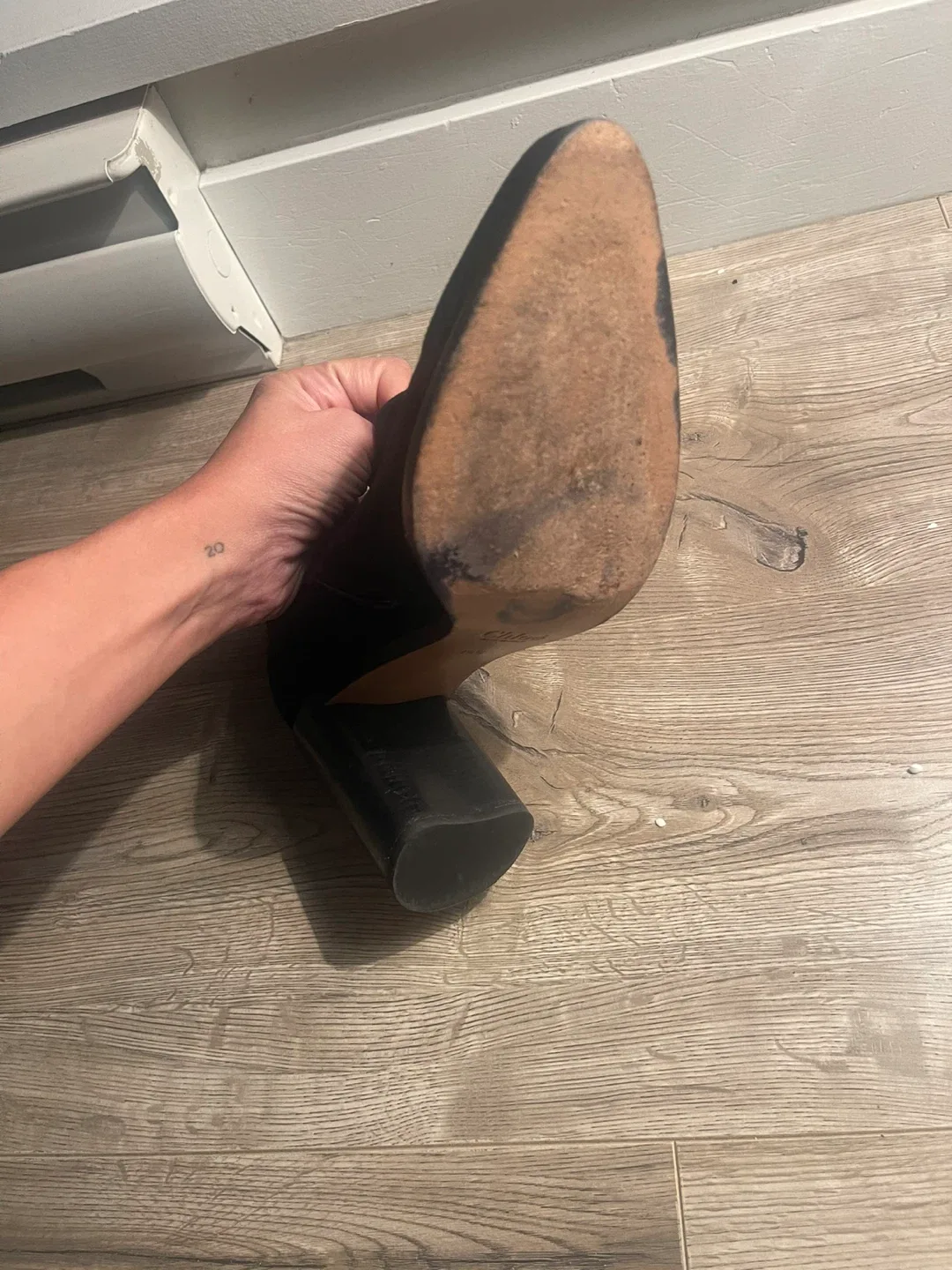 Black Suede Ankle Boots image indicator(3)