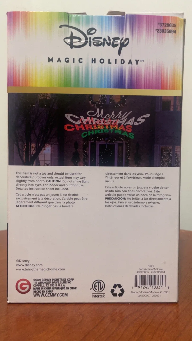 Disney Mickey Mouse LED Projection Spotlight - New image indicator(3)