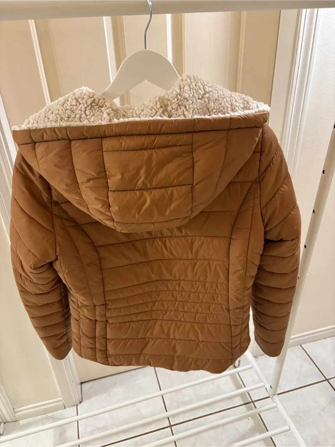 🧥 ✨ Women’s Caramel Fleece-Lined Jacket - Super Cozy! ✨ ❄️ image indicator(2)