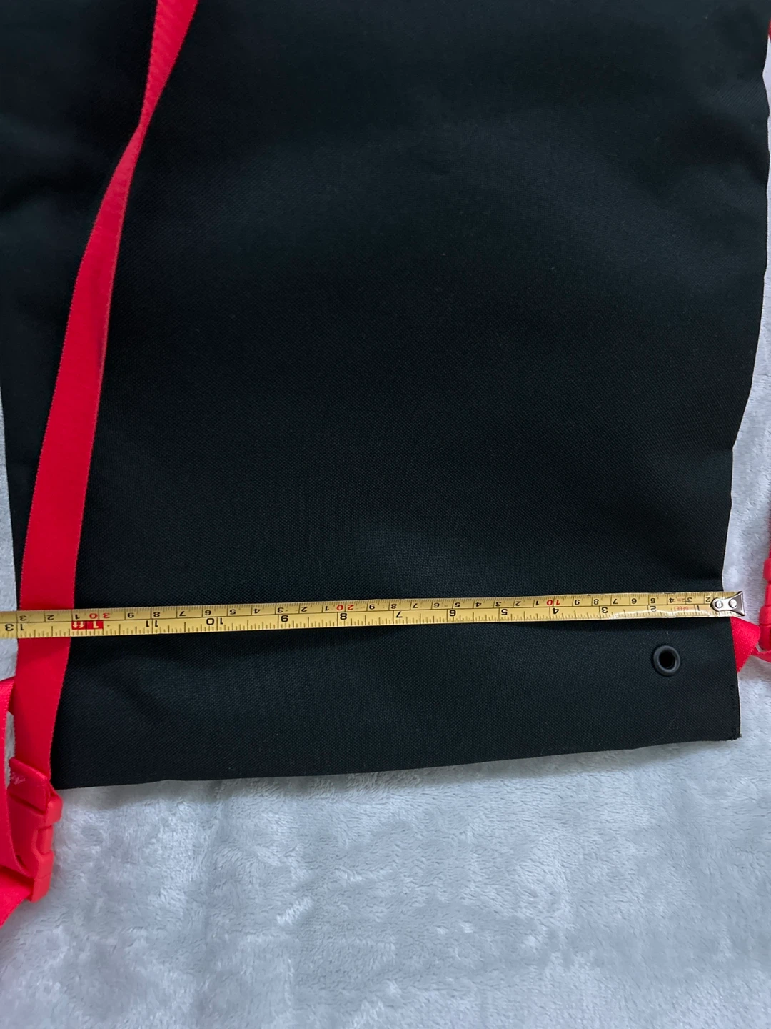 Nike Black & Red Drawstring Backpack - photo 3