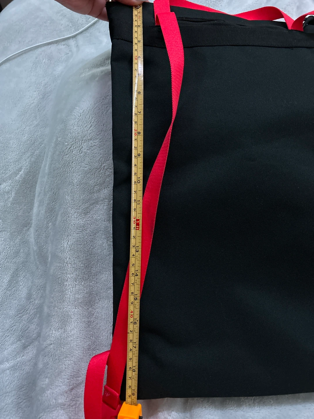 Nike Black & Red Drawstring Backpack - photo 2