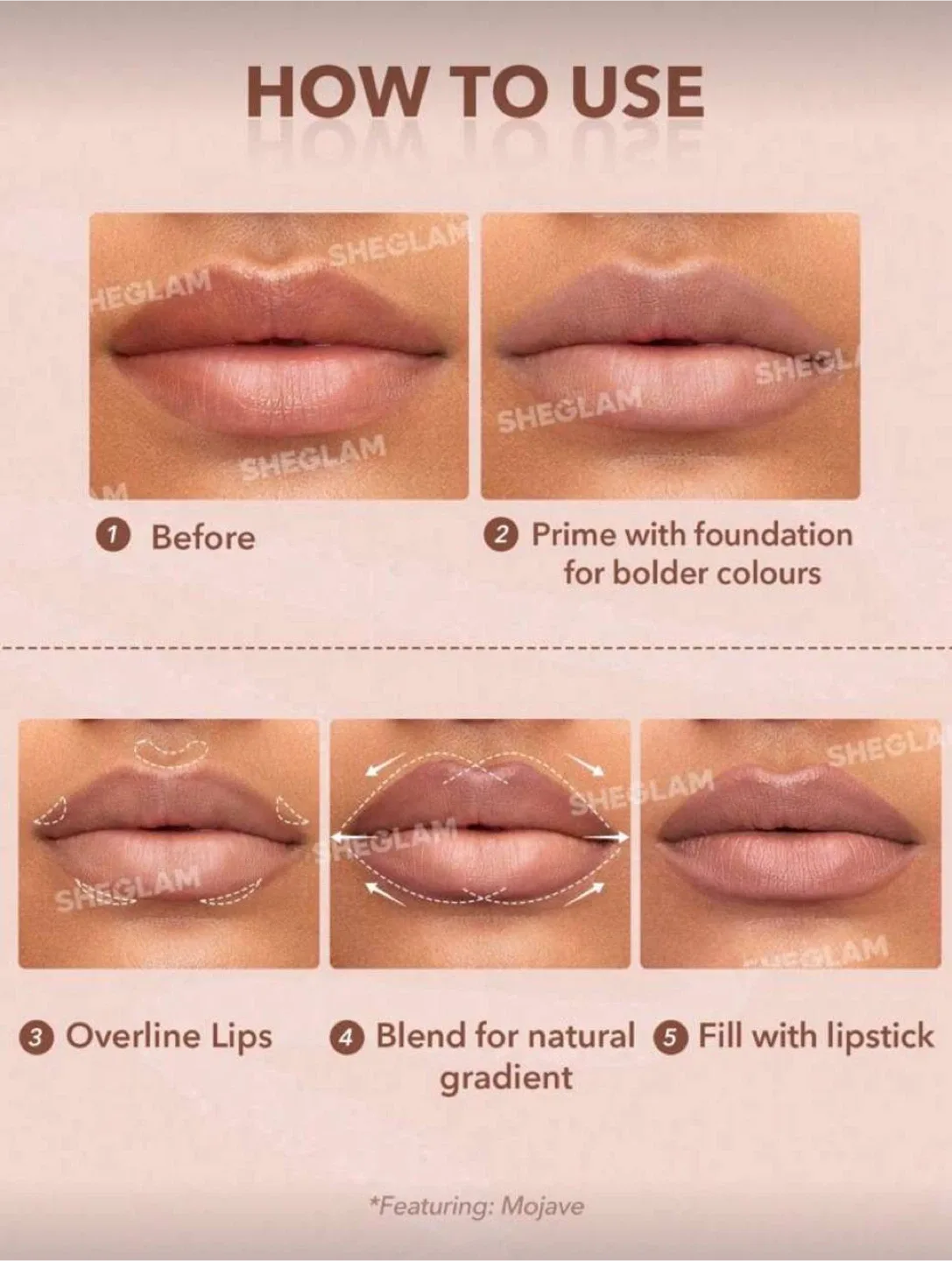 SHEGLAM Lip Liner – Neutral Shade image indicator(9)