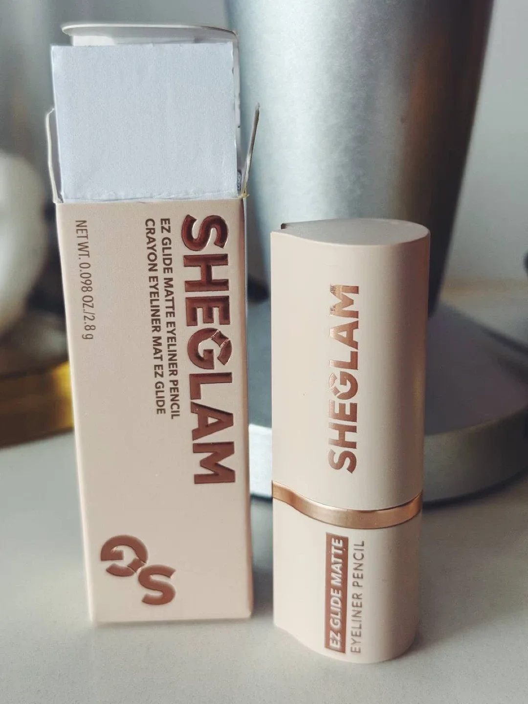 SHEGLAM Smooth Glide Matte Eyeliner Pencil - Black image indicator(2)