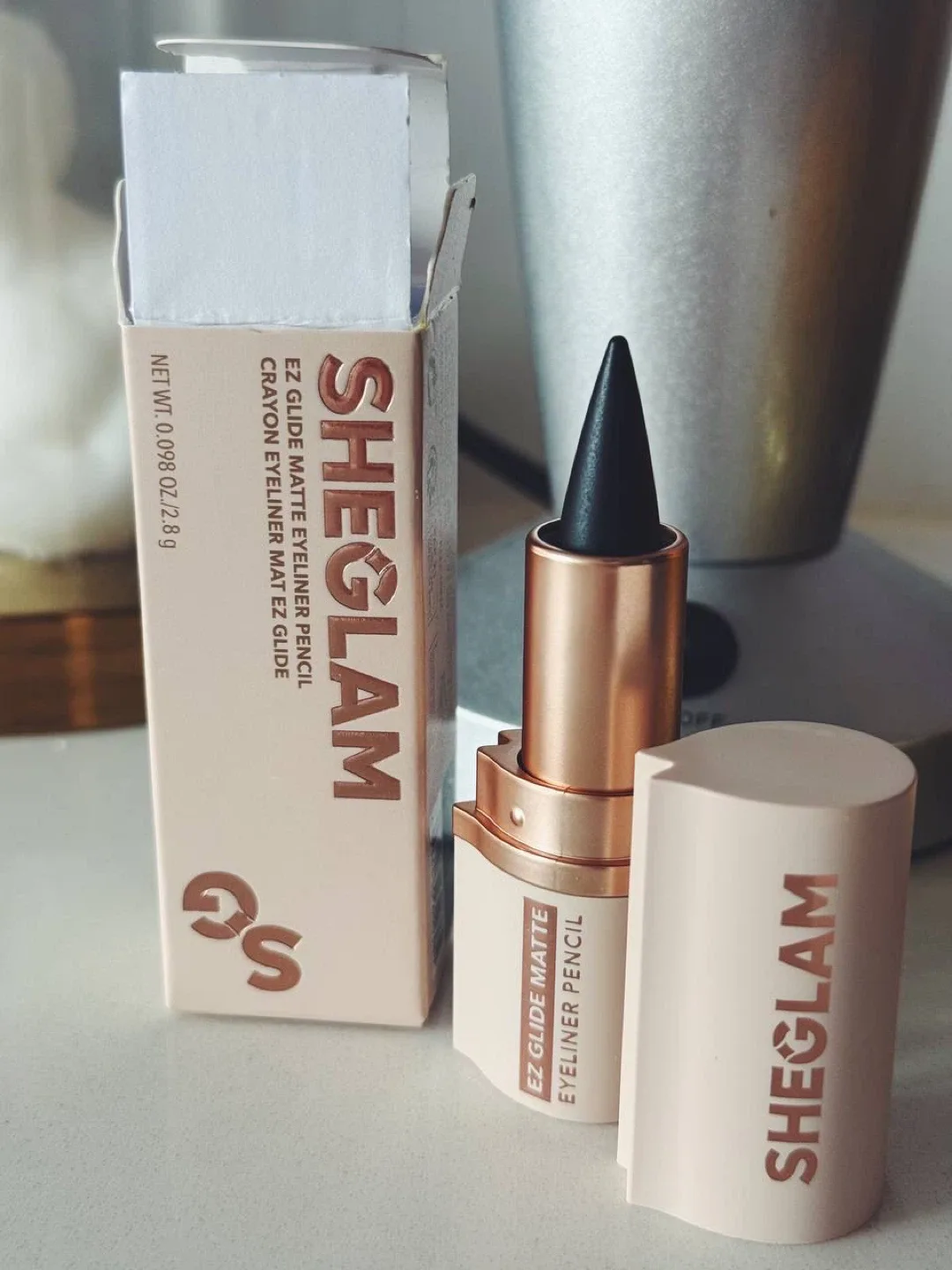 SHEGLAM Smooth Glide Matte Eyeliner Pencil - Black