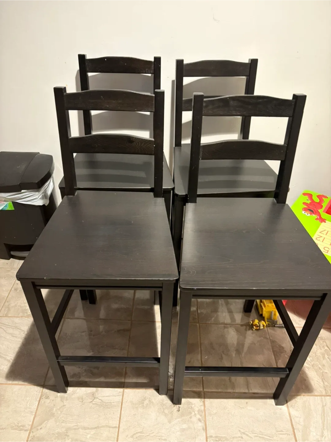 IKEA Ingolf Bar Stools - Set of 4