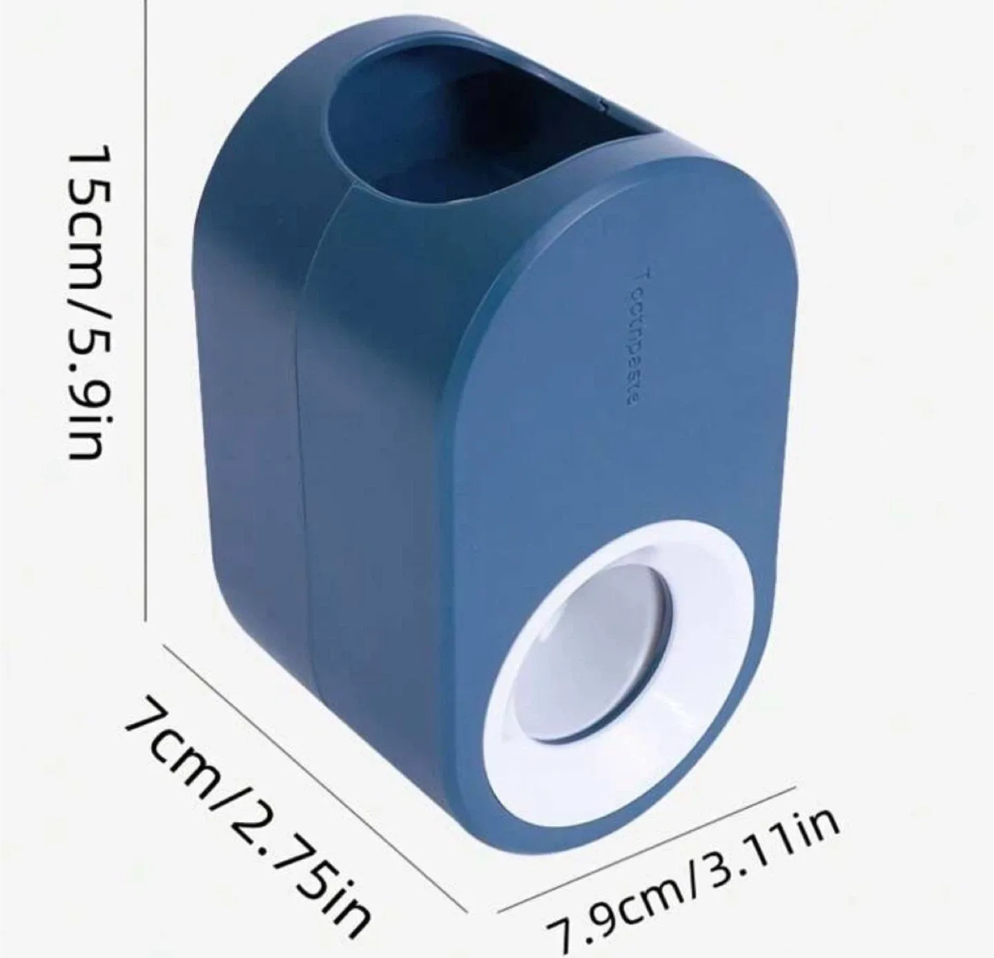 Wall-Mounted Toothpaste Dispenser – Dark Blue image indicator(2)
