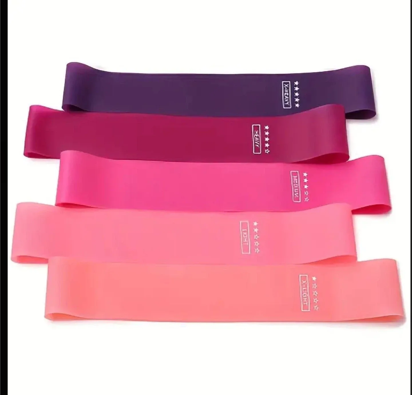 Set of 5 Resistance Bands for Exercise