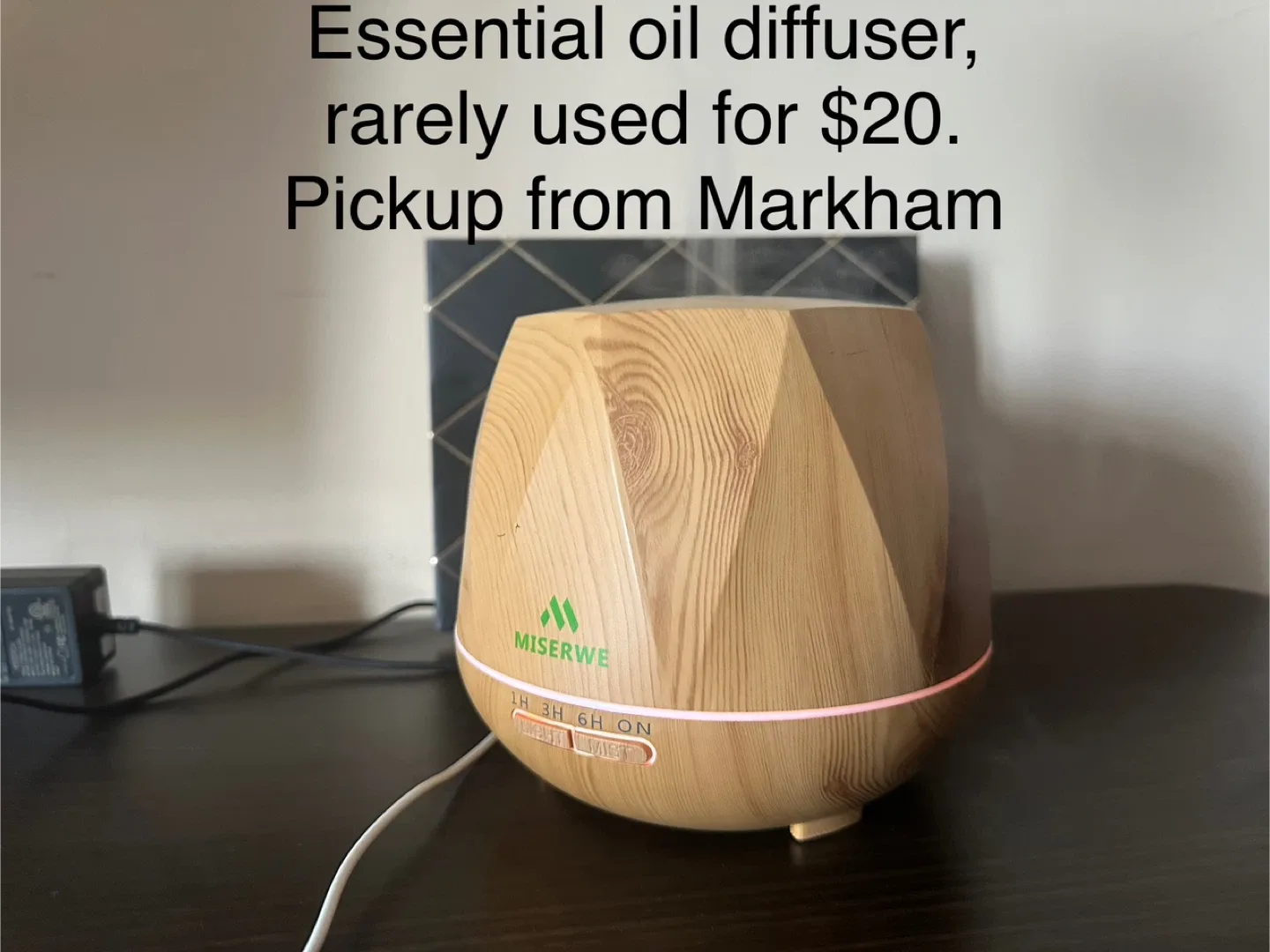 Miserwe Essential Oil Diffuser - Rarely Used