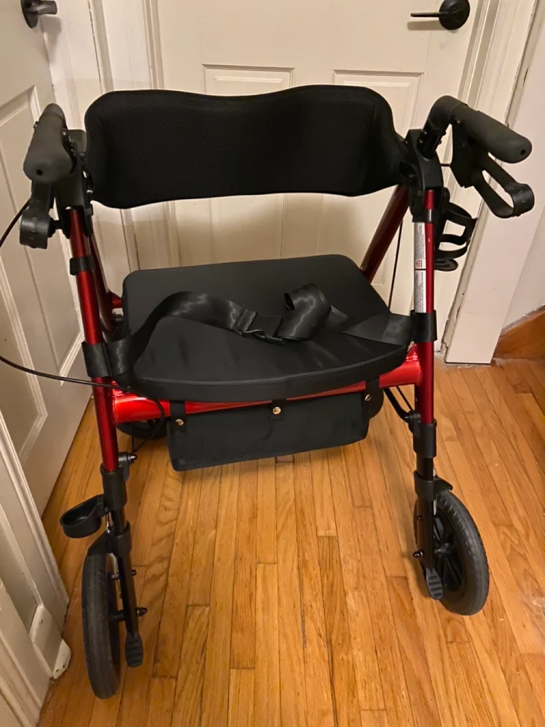 New StrollAid Heavy Duty Rollator Walker Wheelchair Combo image indicator(10)